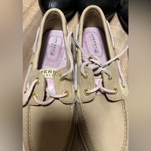 New purple sperry boat shoes